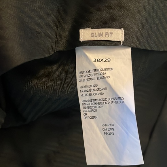 BLACK Perry Ellis Portfolio Mens Slacks - Picture 2 of 11